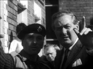 James Callaghan visits riot streets of Belfast