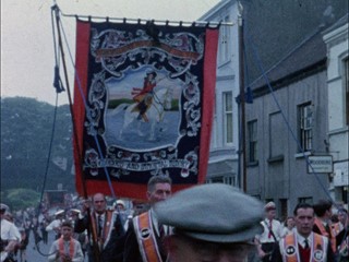 An Orange Order Parade in Donaghadee