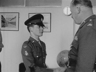Cadet Meets the Lt General 