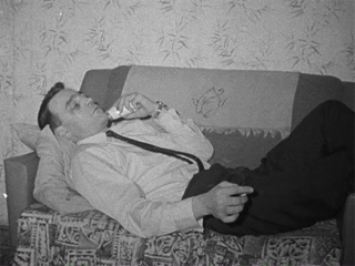 Post-Fight, Peter Sharpe Relaxes 