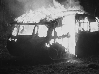 The Burning of a Romany Caravan 