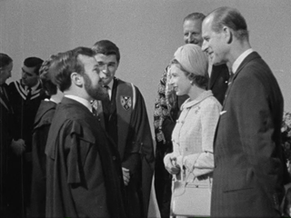 The Queen Visits Queen’s University Belfast, 1966