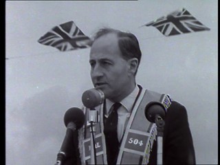 Capt. Terence O'Neill on 12th of July 1965 in Ballymena