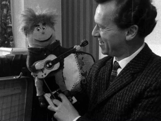 Bert Weedon and Erbert the Puppet