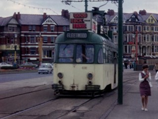 Floats and Trams in Blackpool