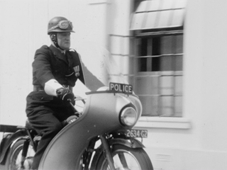 A Police Motorcyclist 