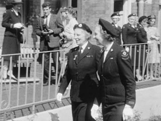 Lady Wakehurst and the Duchess of Abercorn at a Red Cross Holiday Home 
