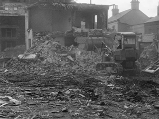Demolition at Bradbury Place 