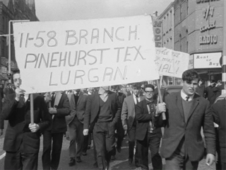 Pinehurst Workers Take Their Strike to Belfast 