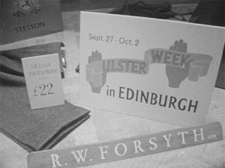 Displays for Ulster Week in Edinburgh 