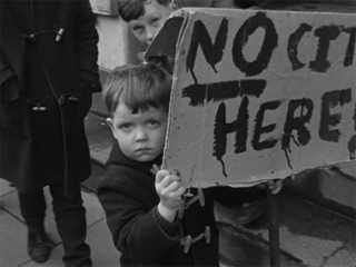 Children Protest Against Craigavon 