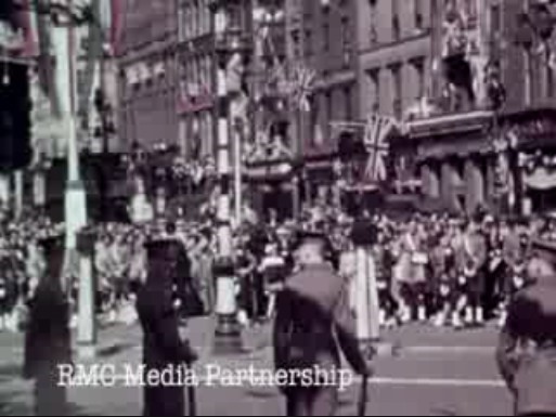 King George VI and Queen Elizabeth (Bowes-Lyon) visit Belfast 