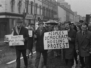 People’s Democracy Protest in Belfast 
