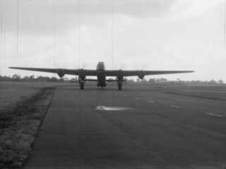 Lincoln Bomber at Aldergrove