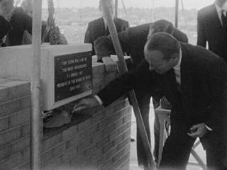 Laying of Foundation Stone at Michelin Factory, Mallusk