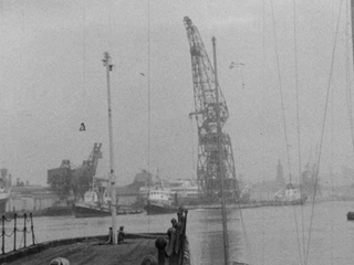Removal of Crane at Harland and Wolff